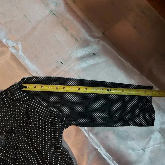 A.N.A  | Small Polka Dot Black and White Blouse - Picture 8 of 13